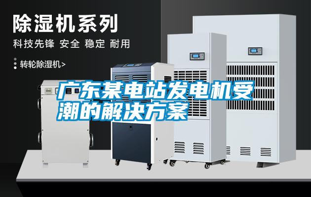 廣東某電站發(fā)電機受潮的解決方案