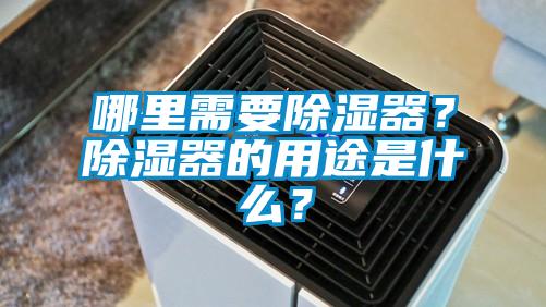 哪里需要除濕器？除濕器的用途是什么？