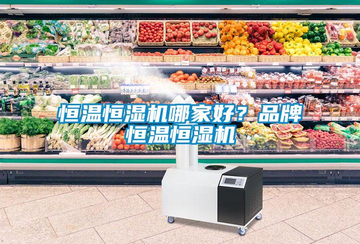 恒溫恒濕機哪家好？品牌恒溫恒濕機