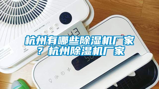 杭州有哪些除濕機(jī)廠家？杭州除濕機(jī)廠家