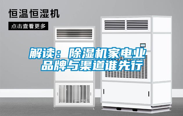 解讀：除濕機(jī)家電業(yè) 品牌與渠道誰先行