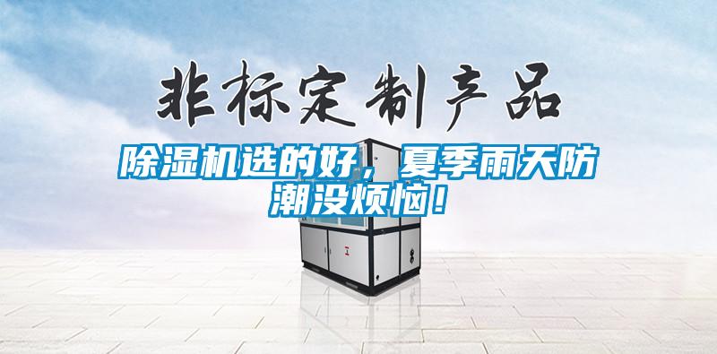 除濕機(jī)選的好，夏季雨天防潮沒煩惱！