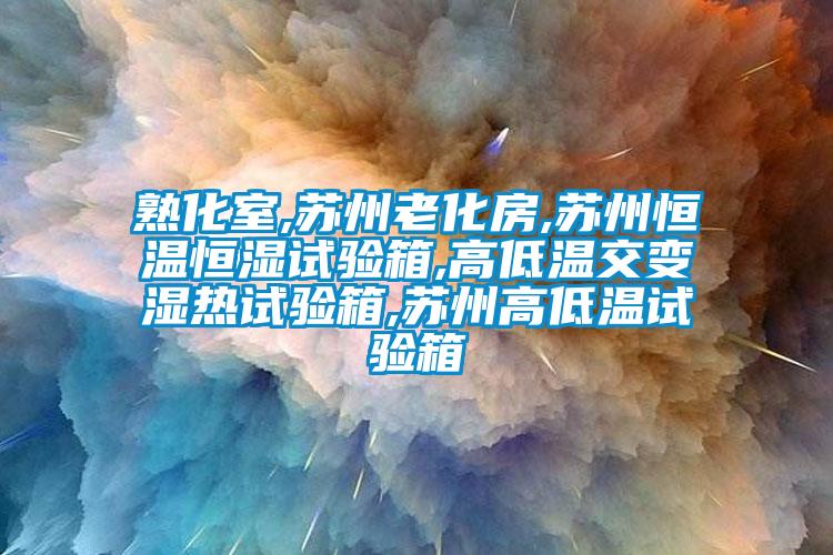 熟化室,蘇州老化房,蘇州恒溫恒濕試驗(yàn)箱,高低溫交變濕熱試驗(yàn)箱,蘇州高低溫試驗(yàn)箱