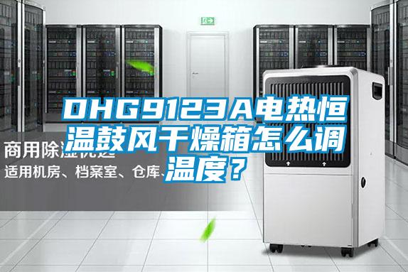 DHG9123A電熱恒溫鼓風干燥箱怎么調(diào)溫度？