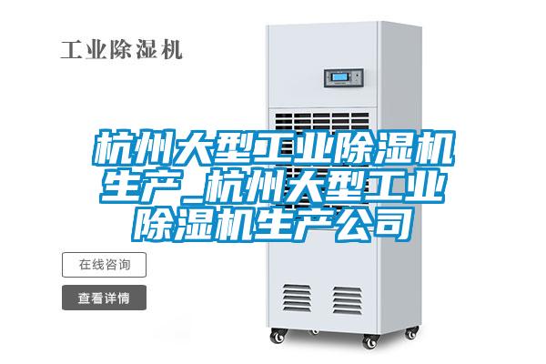 杭州大型工業(yè)除濕機生產(chǎn)_杭州大型工業(yè)除濕機生產(chǎn)公司