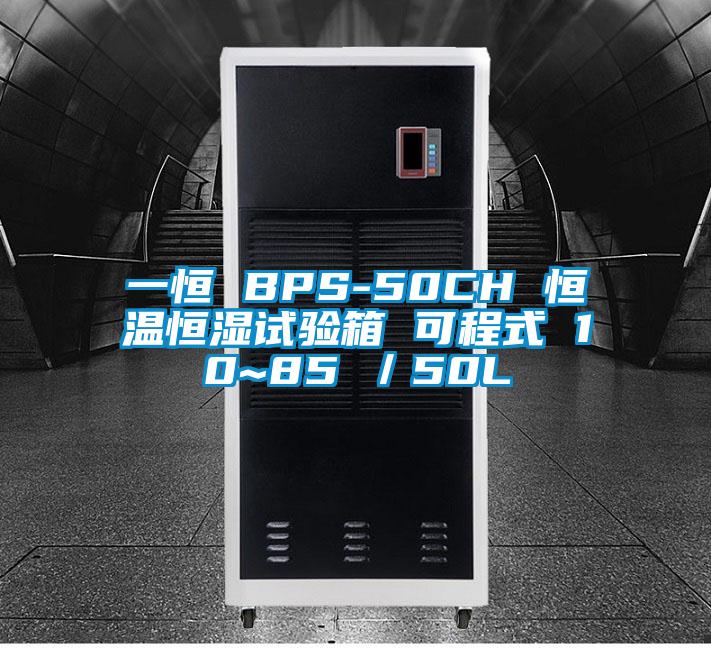 一恒 BPS-50CH 恒溫恒濕試驗(yàn)箱 可程式 10~85℃／50L