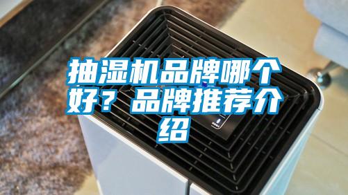 抽濕機品牌哪個好？品牌推薦介紹