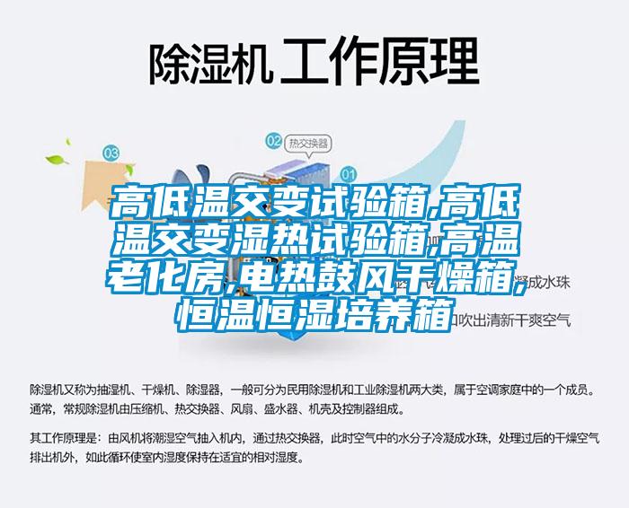 高低溫交變試驗箱,高低溫交變濕熱試驗箱,高溫老化房,電熱鼓風(fēng)干燥箱,恒溫恒濕培養(yǎng)箱