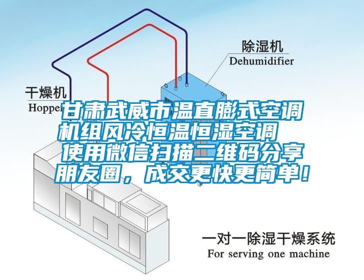 甘肅武威市溫直膨式空調(diào)機組風冷恒溫恒濕空調(diào)  使用微信掃描二維碼分享朋友圈，成交更快更簡單！