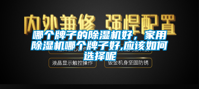 哪個牌子的除濕機好，家用除濕機哪個牌子好,應該如何選擇呢