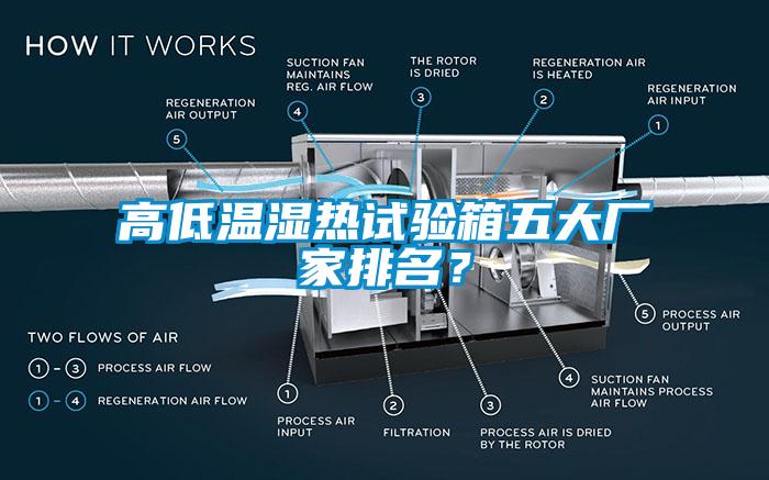 高低溫濕熱試驗(yàn)箱五大廠家排名？