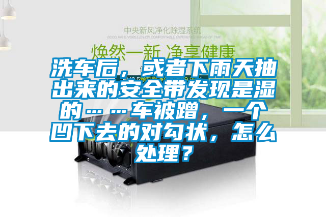 洗車后，或者下雨天抽出來的安全帶發(fā)現(xiàn)是濕的……車被蹭，一個凹下去的對勾狀，怎么處理？