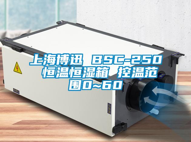 上海博迅 BSC-250 恒溫恒濕箱 控溫范圍0~60℃