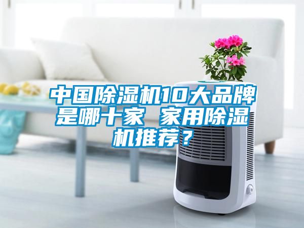 中國除濕機10大品牌是哪十家 家用除濕機推薦？