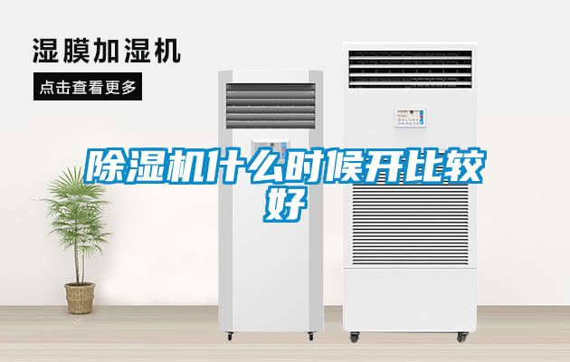 除濕機(jī)什么時候開比較好