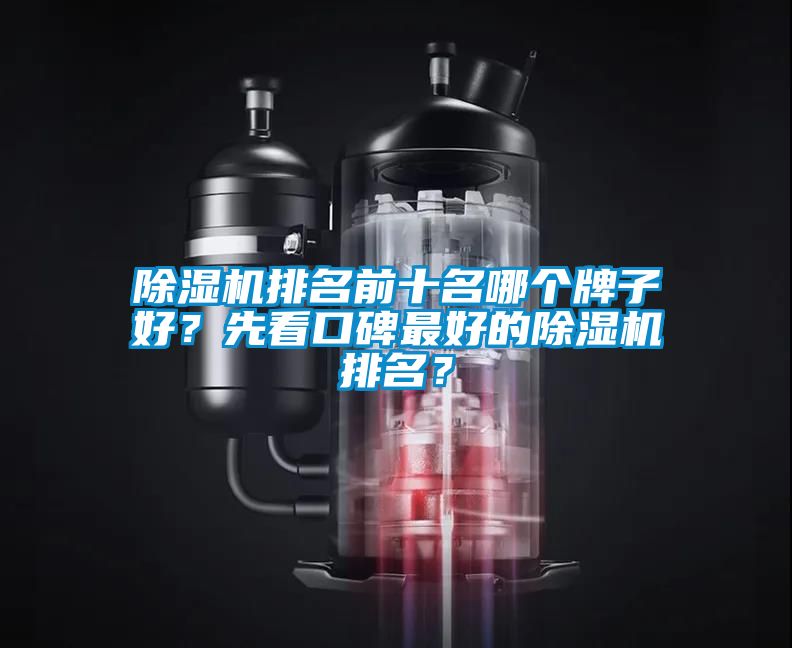 除濕機排名前十名哪個牌子好？先看口碑最好的除濕機排名？